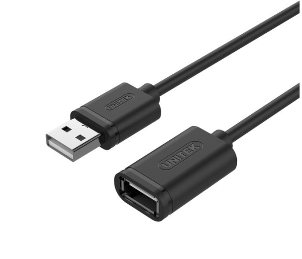UNITEK Przedłużacz USB 2.0 - USB 2.0 1m Y-C428GBK - 458677 - zdjęcie